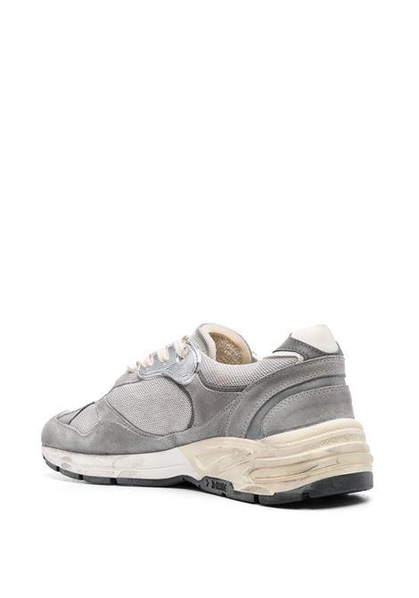 Sneakers basse Dad-Star in pelle di vitello grigio medio GOLDEN GOOSE | GMF00558-F00494460379